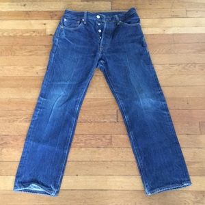Levi’s 501 Blue Denim Jeans Like New in Size 30x30